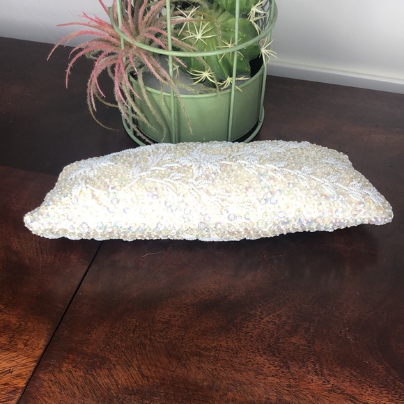 Beaded & Sequin Clutch - Picture 3 of 11